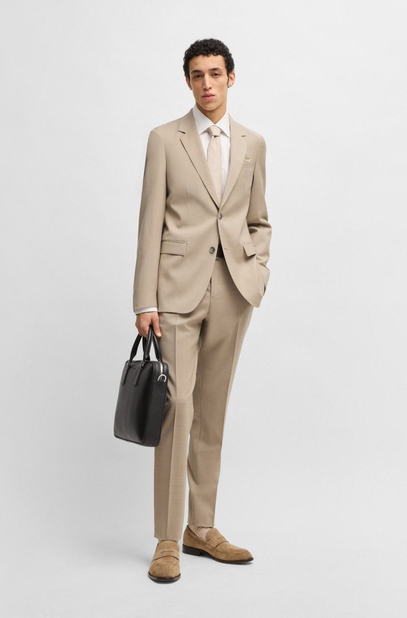 Hugo Boss Portadocumentos de piel italiana con detalles de la marca Ofertas especiales