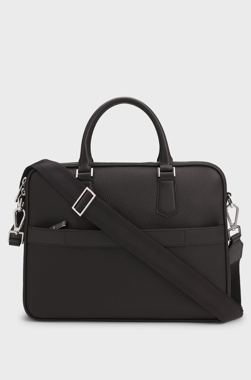 Hugo Boss Portadocumentos de piel italiana con detalles de la marca Ofertas especiales