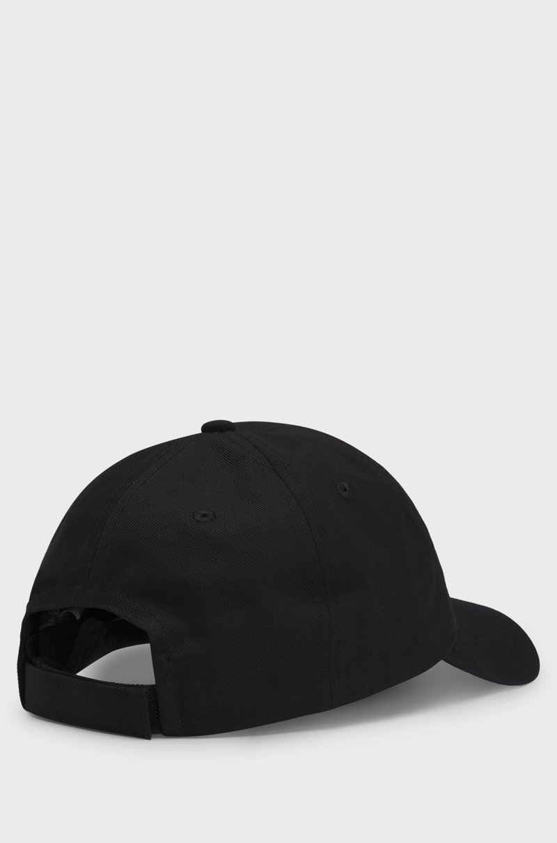 Hugo Boss Gorra de sarga de algodón con parche de logotipo tejido 2025