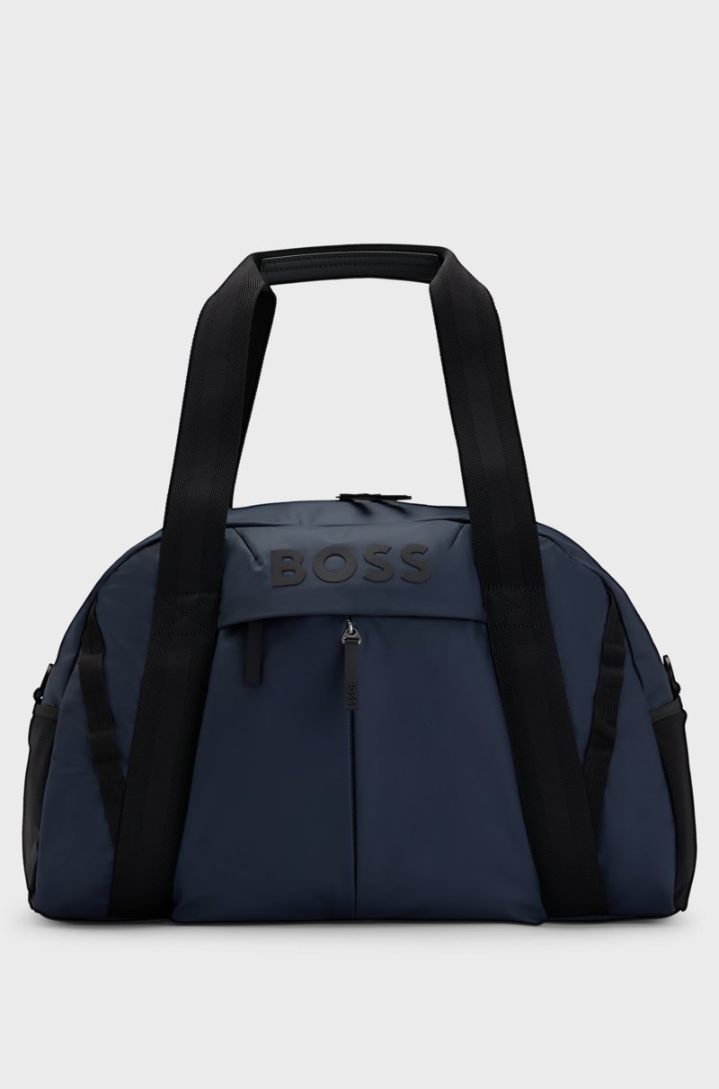 Hugo Boss Bolsa de viaje de piel sintética con detalles del logo En línea