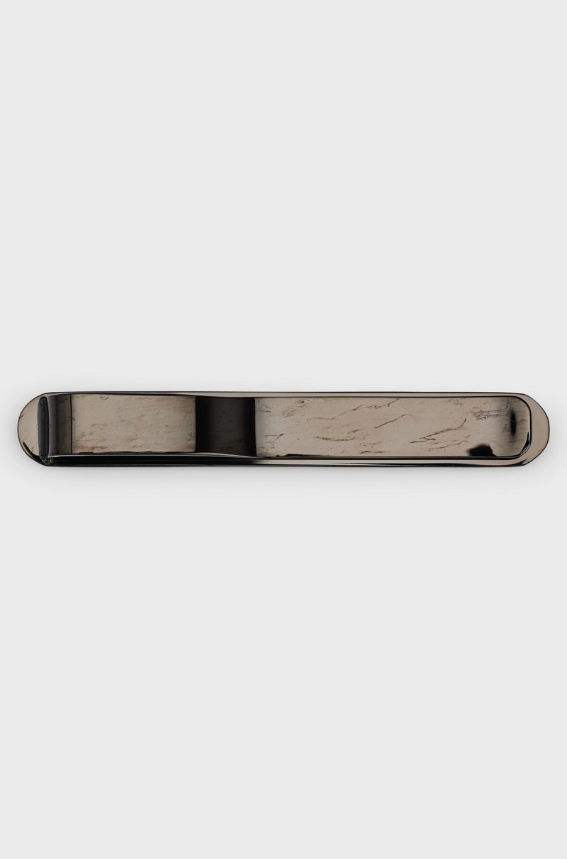 Hugo Boss Alfiler de corbata ovalado con logo grabado Ofertas