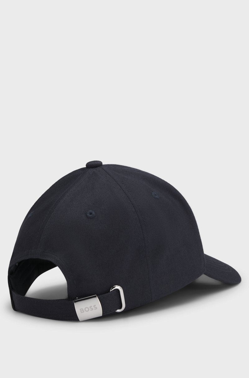 Hugo Boss Gorra en sarga de algodón con logo estampado En oferta