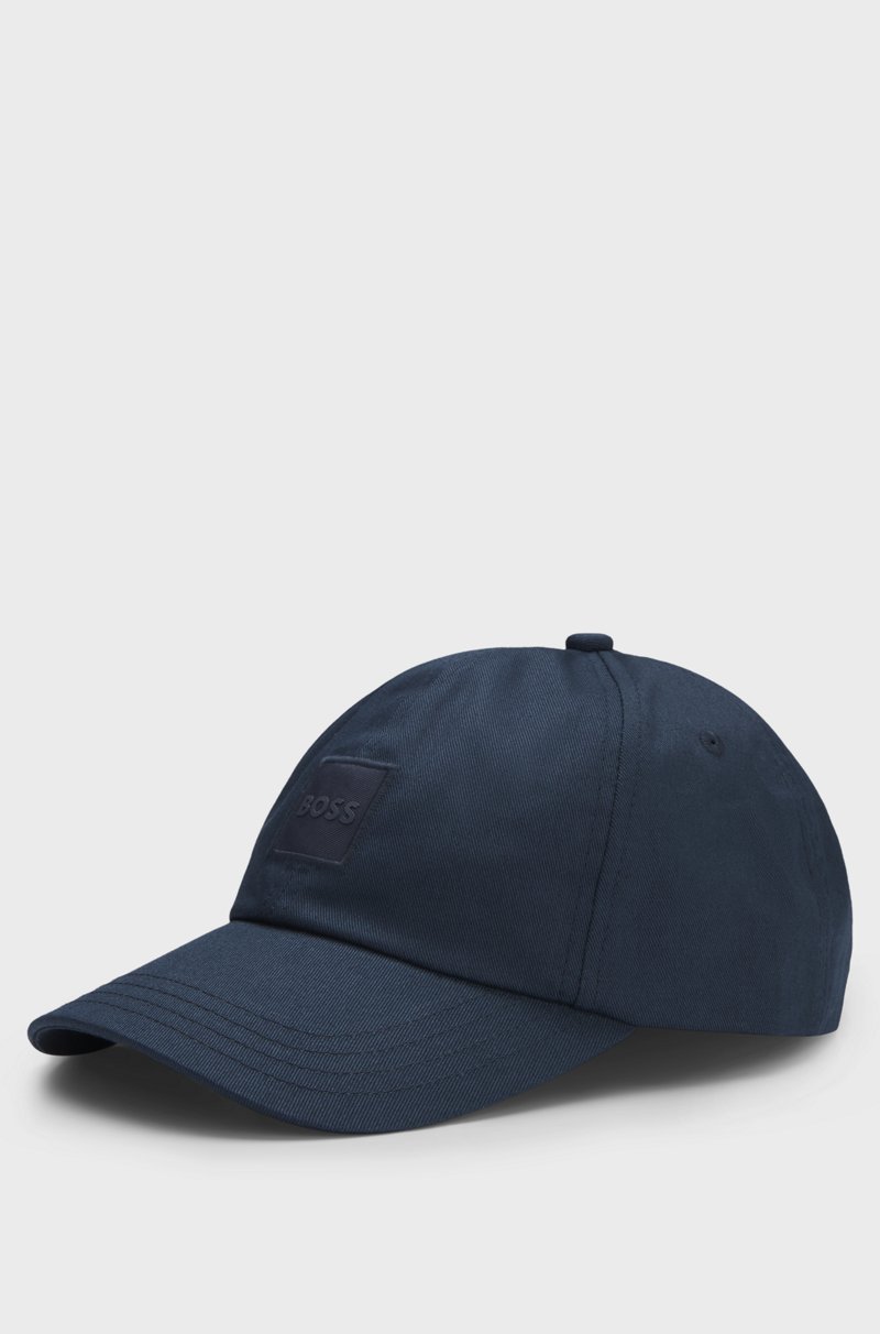 Hugo Boss Gorra de sarga de algodón con parche de logotipo tejido Rebajas baratas