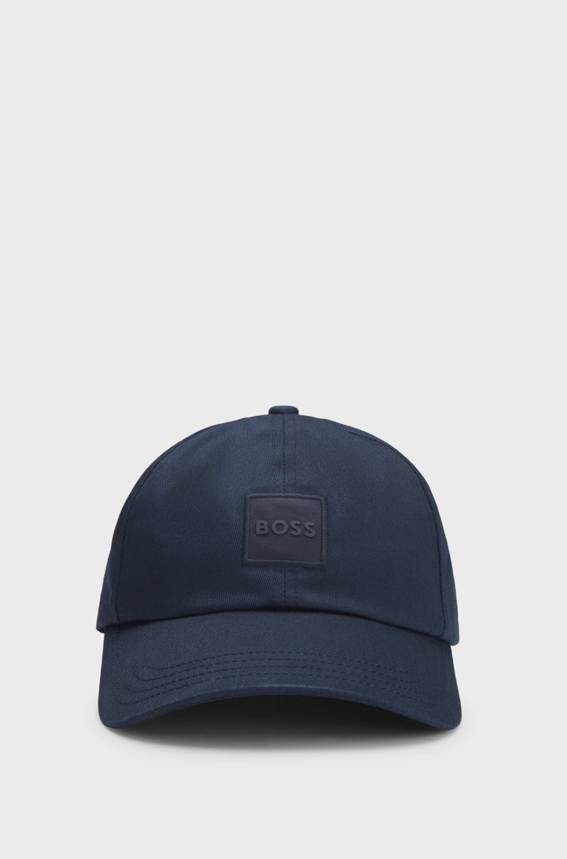 Hugo Boss Gorra de sarga de algodón con parche de logotipo tejido Rebajas baratas