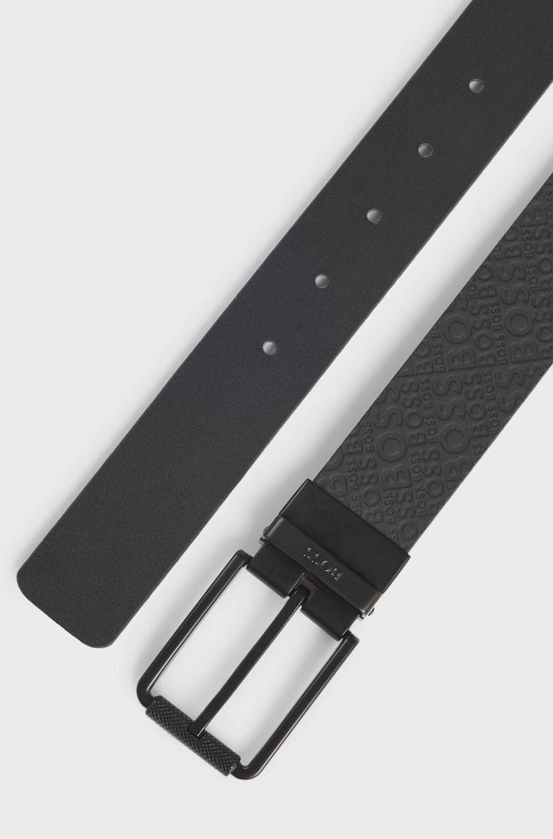 Hugo Boss Cinturón reversible de piel italiana Tienda