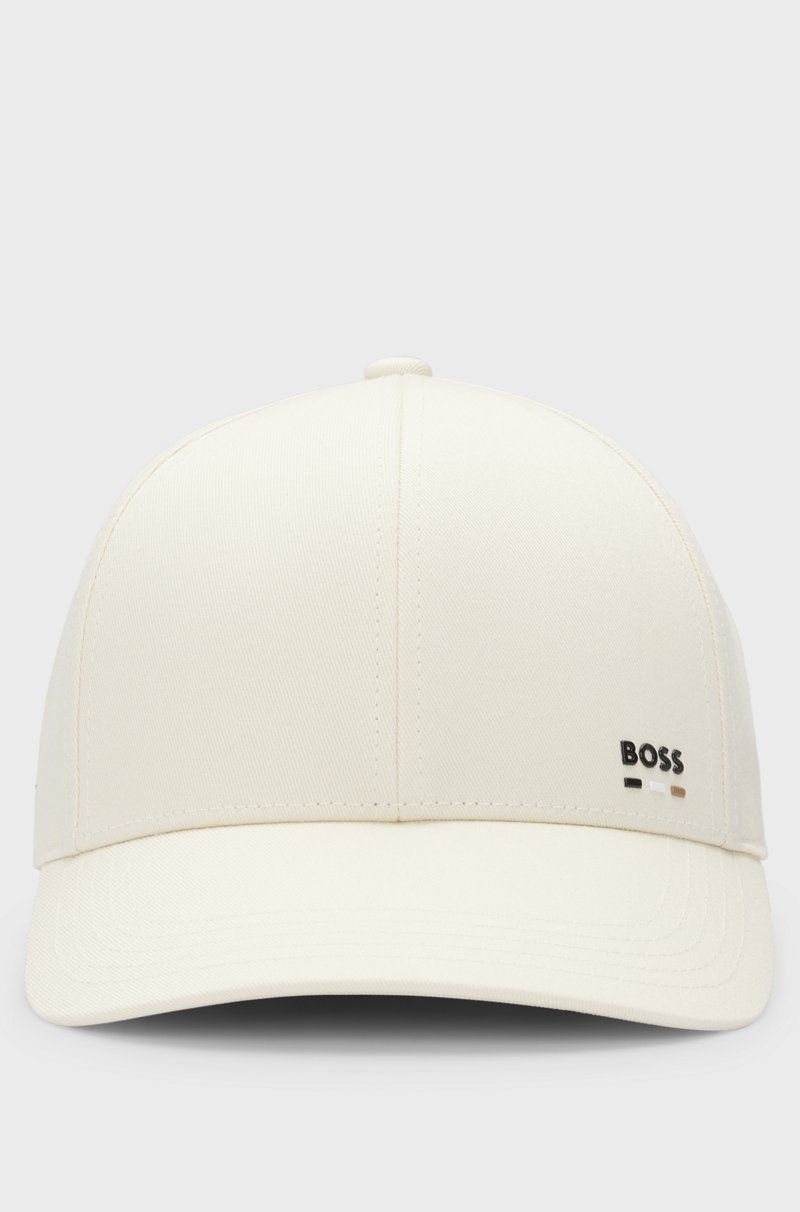 Hugo Boss Gorra de sarga de algodón con detalle de logo Rebajas top