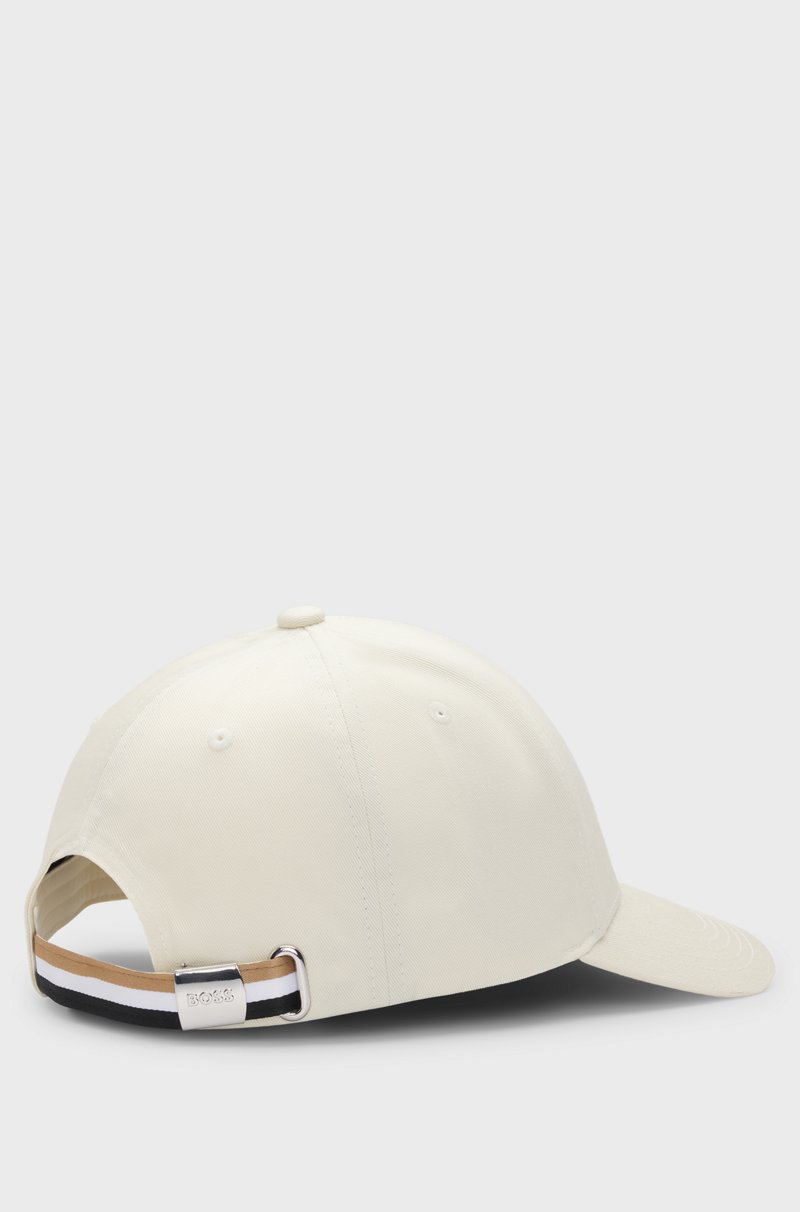 Hugo Boss Gorra de sarga de algodón con detalle de logo Rebajas top