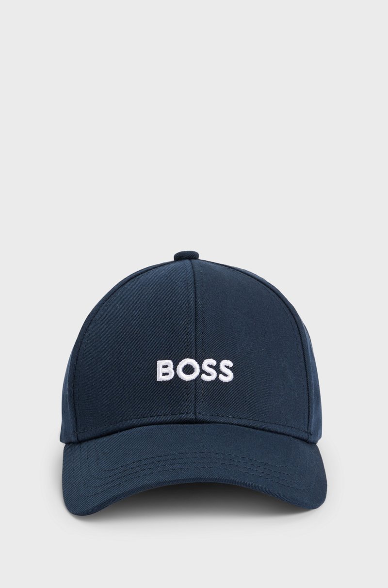 Hugo Boss Gorra de sarga de algodón con logo bordado Último día