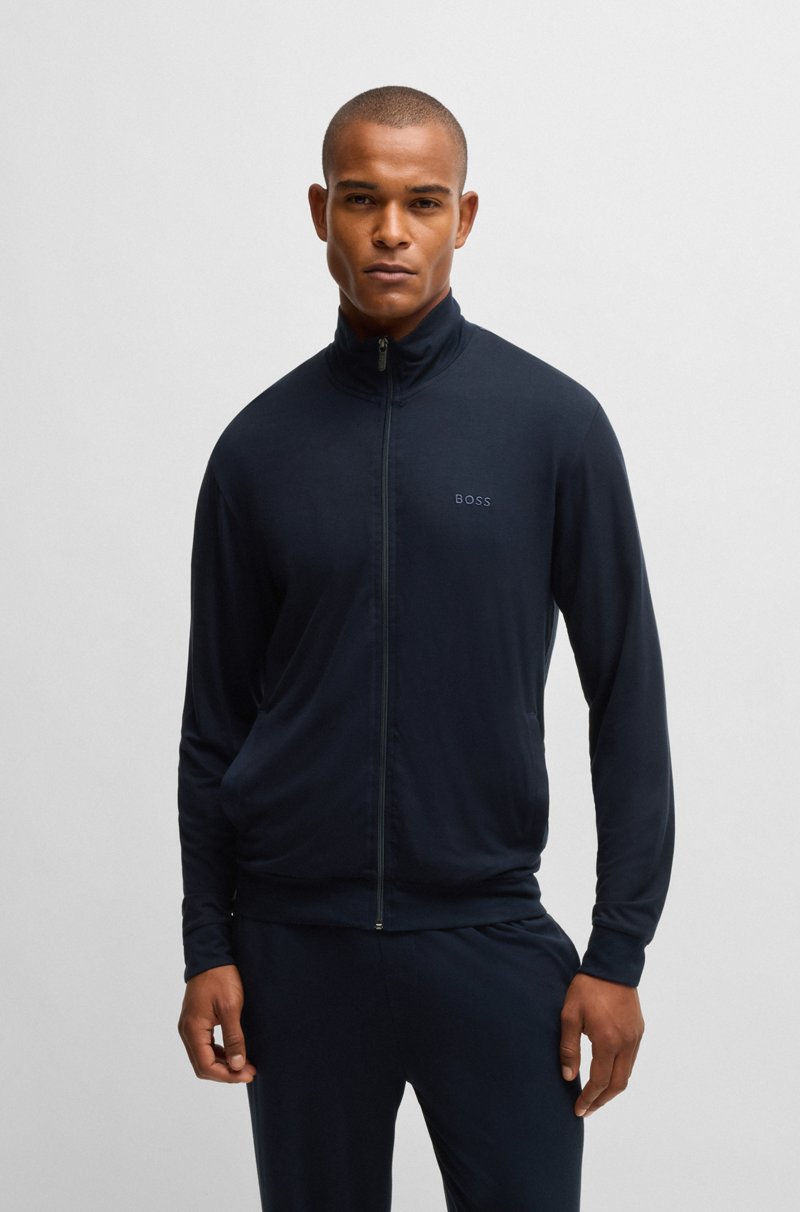 Hugo Boss Chándal relaxed fit en tejido elástico con detalles de logo Superdescuento