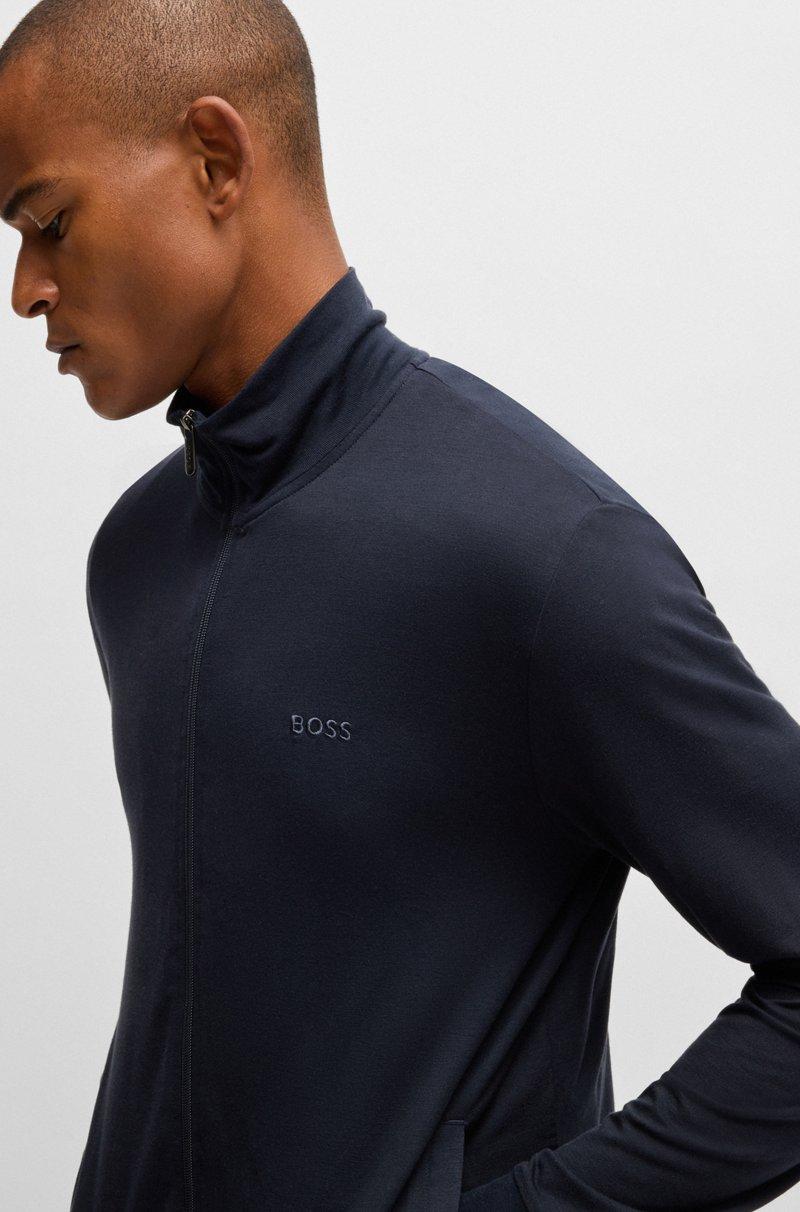 Hugo Boss Chándal relaxed fit en tejido elástico con detalles de logo Superdescuento
