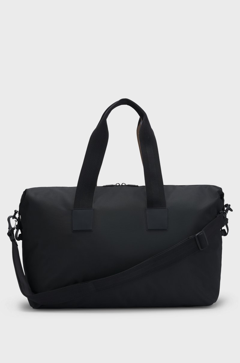 Hugo Boss Bolsa de viaje con logo en contraste y correa desmontable Grandes descuentos