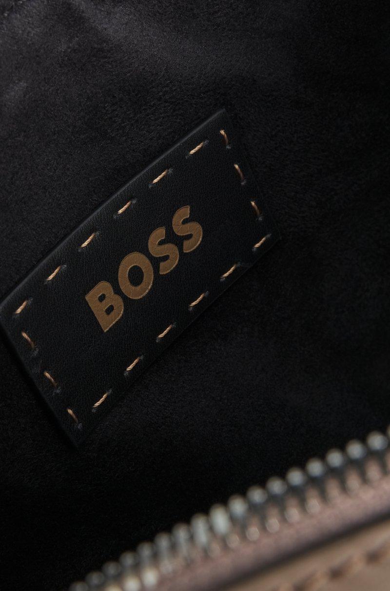 Hugo Boss Bolso bandolera de ante con logo grabado Envío internacional gratuito