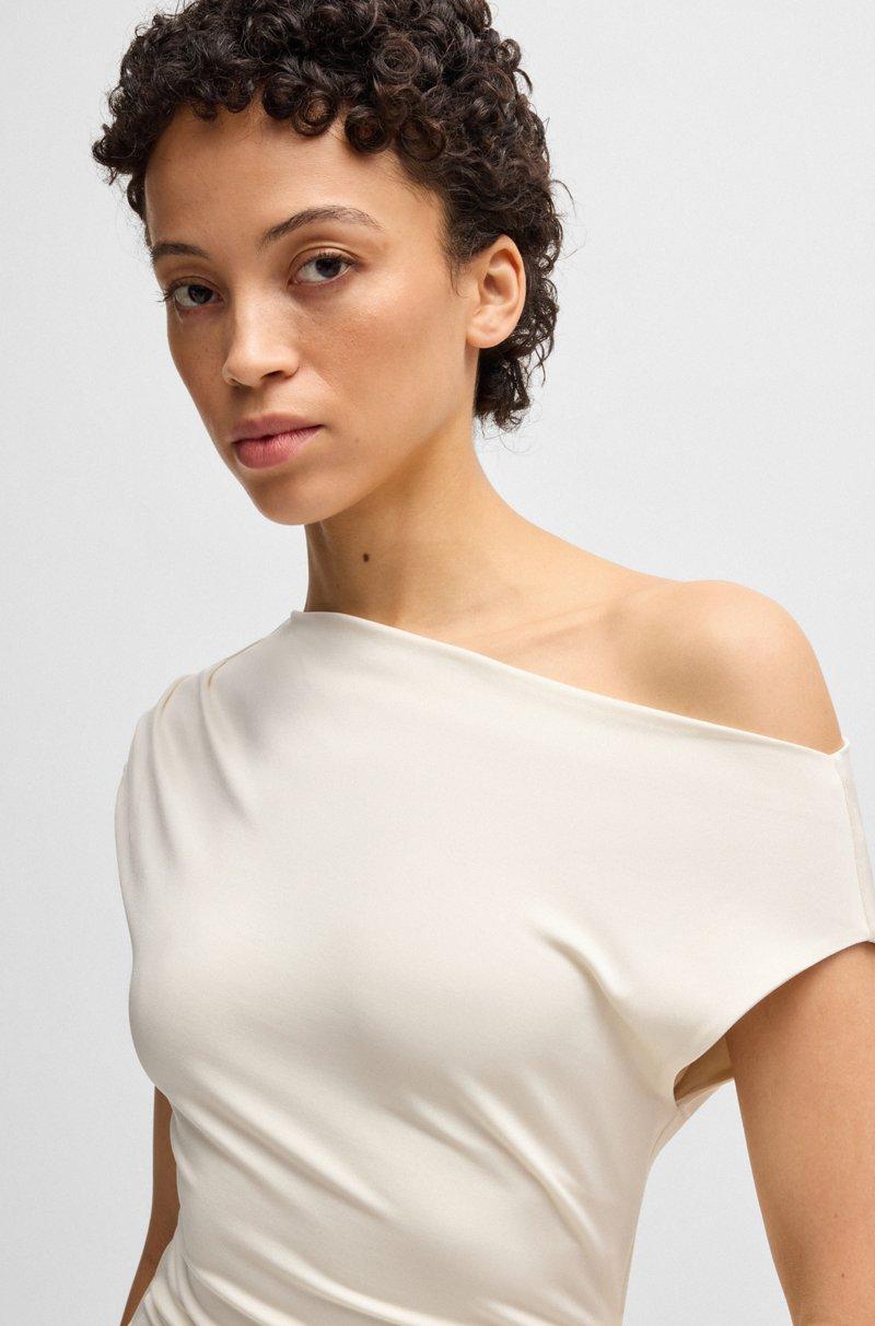 Hugo Boss Vestido de punto elástico con escote vamp Gran oferta