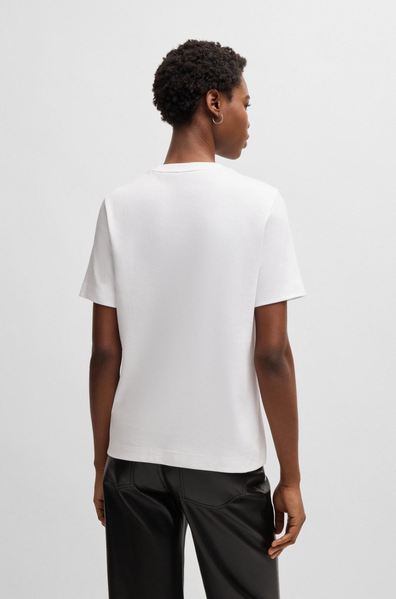 Hugo Boss Camiseta de interlock de algodón con monograma Double B Rebajas online
