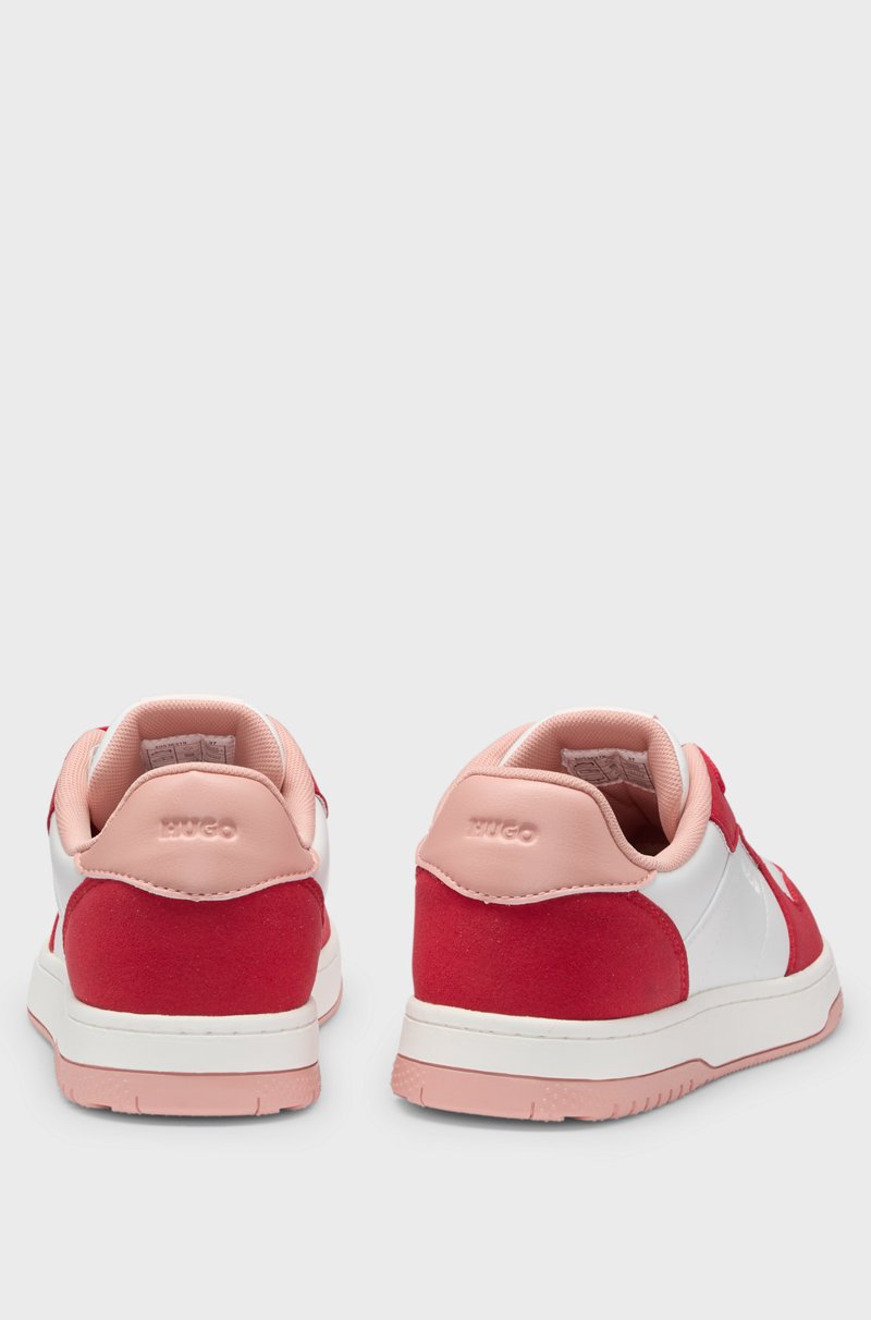 Hugo Boss Deportivas de diferentes materiales con detalles de logos Promoción por tiempo limitado