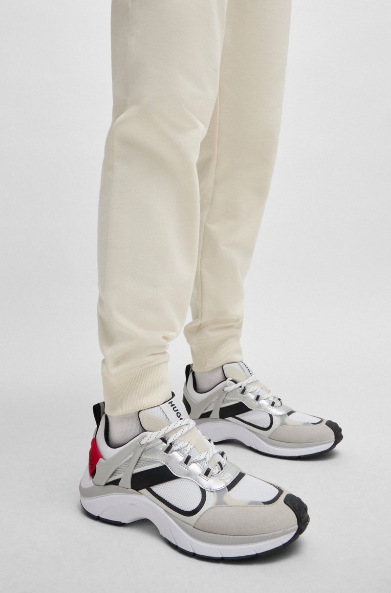 Hugo Boss Deportivas de inspiración running fabricadas en malla y ante Oferta especial de fábrica