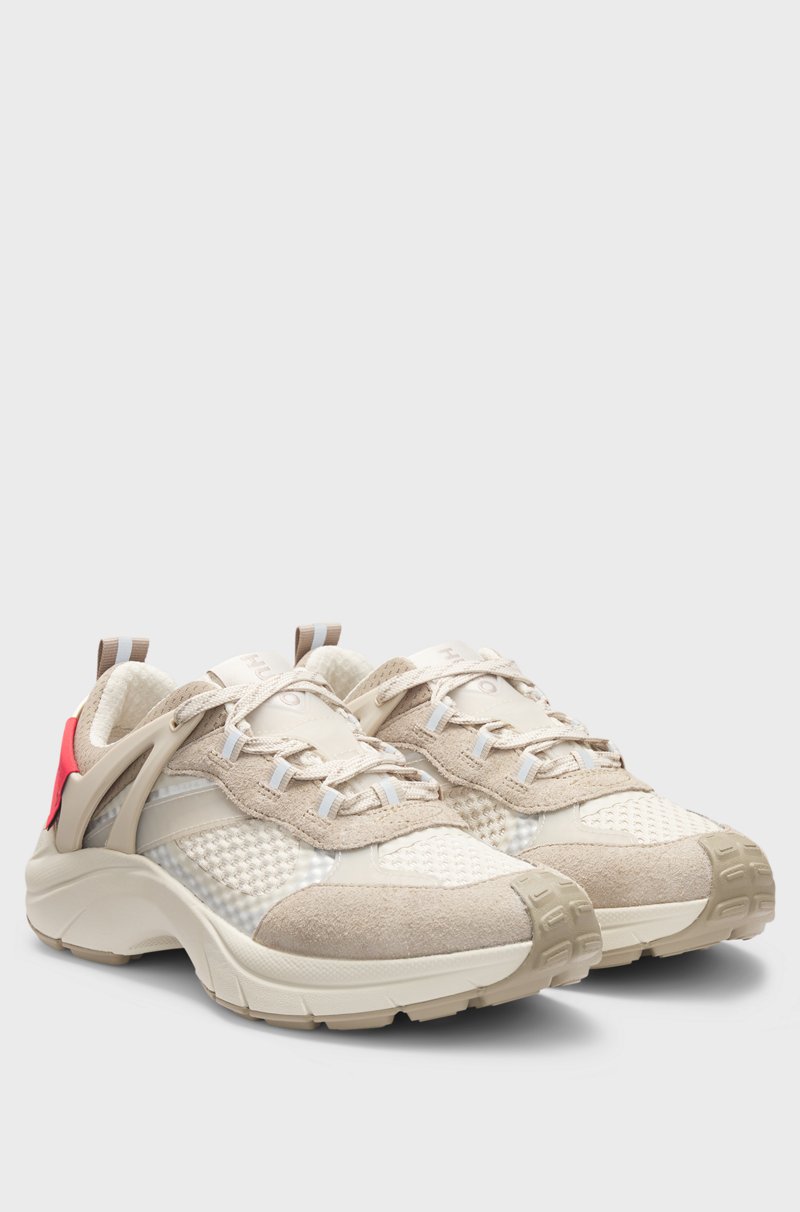 Hugo Boss Deportivas de la marca con malla y ante Devoluciones gratuitas