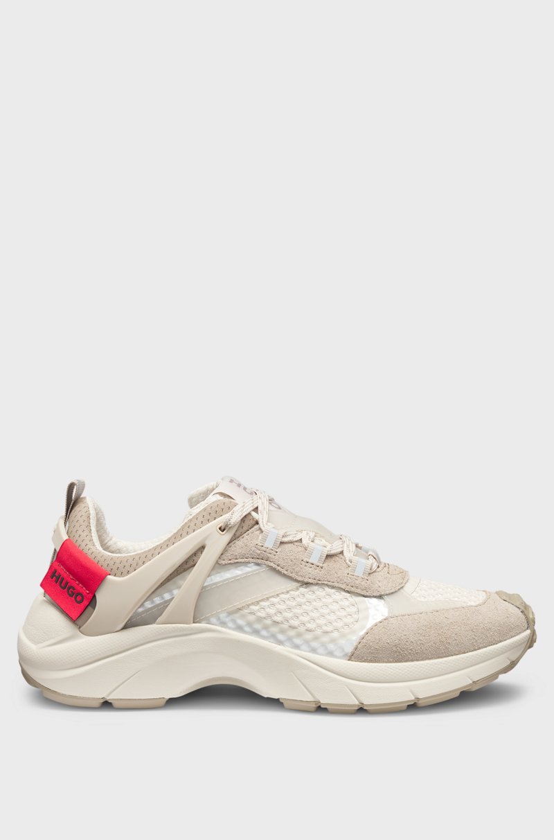 Hugo Boss Deportivas de la marca con malla y ante Devoluciones gratuitas