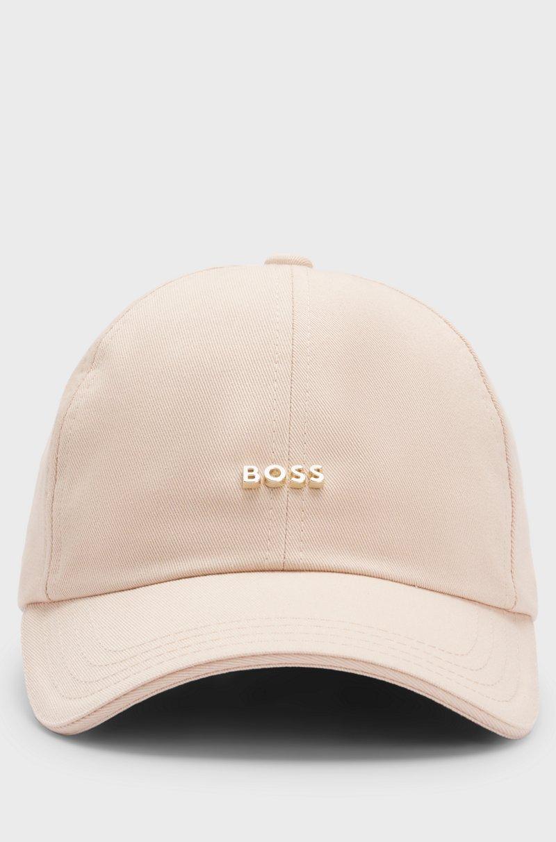 Hugo Boss Gorra de sarga de algodón con detalle de logotipo metálico Outlet online