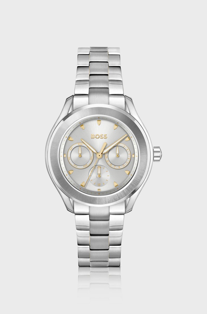Hugo Boss Reloj con pulsera de eslabones y esfera gris Descuento