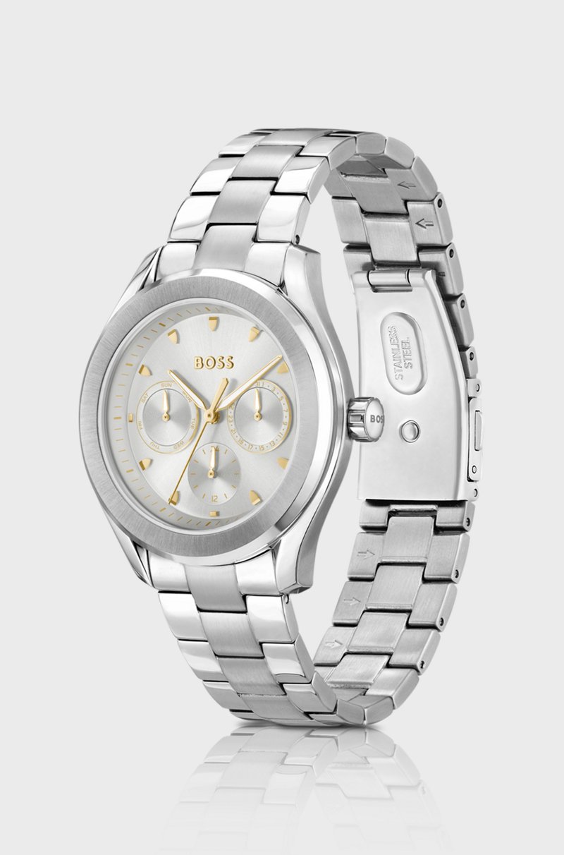 Hugo Boss Reloj con pulsera de eslabones y esfera gris Descuento
