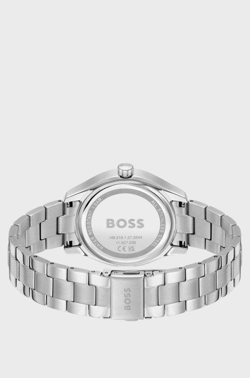 Hugo Boss Reloj con pulsera de eslabones y esfera gris Descuento