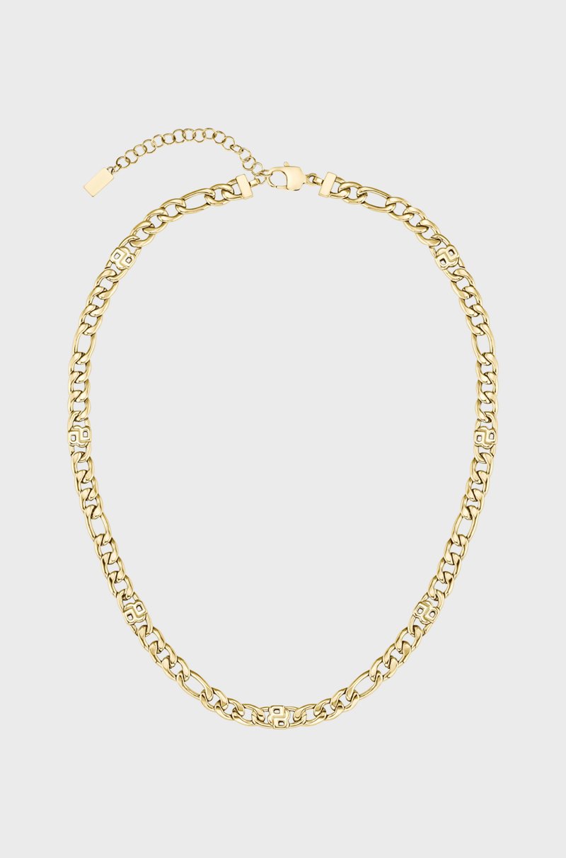 Hugo Boss Collar de cadena dorado con monogramas Double B ÚLTIMAS EDICIONES