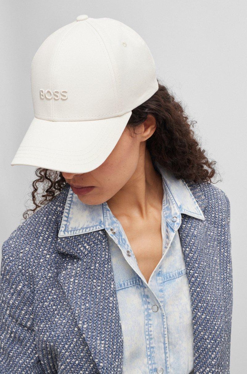 Hugo Boss Gorra de sarga de algodón con logo bordado Últimos 2 días