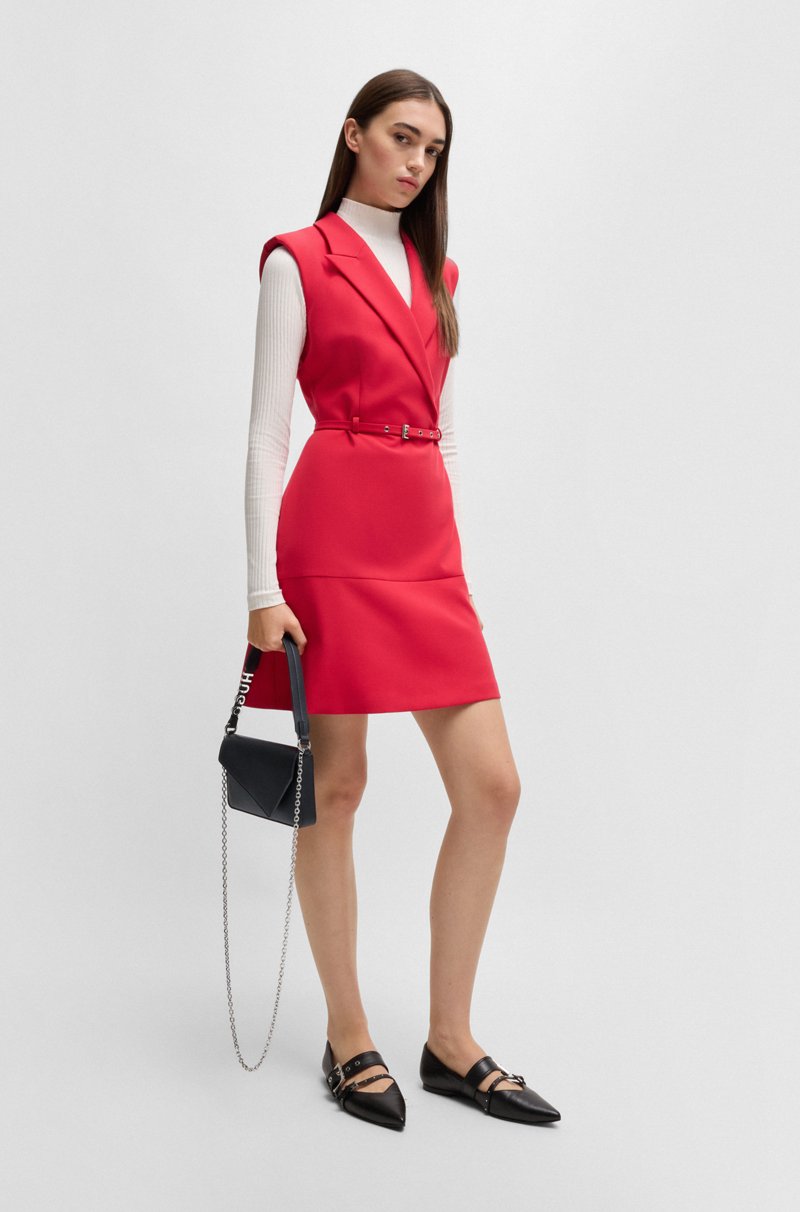 Hugo Boss Bolso de mano de piel sintética con logo en el asa Promoción por tiempo limitado