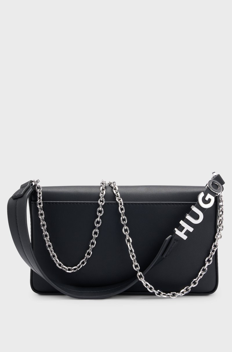 Hugo Boss Bolso de mano de piel sintética con logo en el asa Promoción por tiempo limitado
