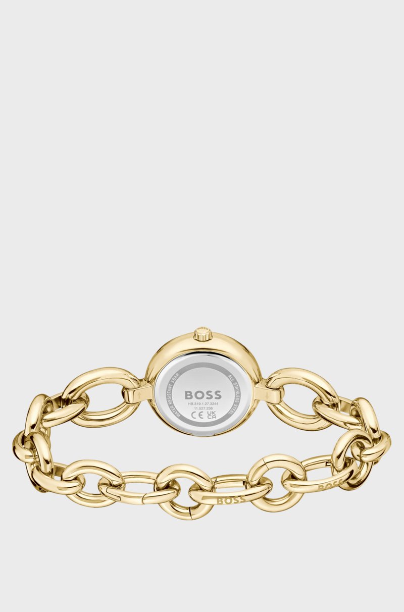 Hugo Boss Reloj en tono dorado con pulsera de eslabones Promoción trimestral