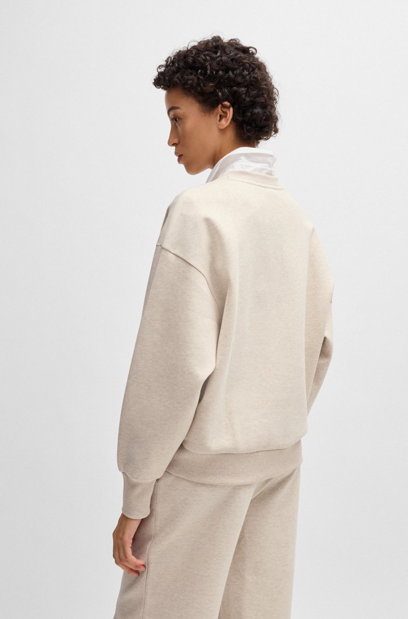 Hugo Boss Sudadera de algodón con monograma Double B Solo queda un día