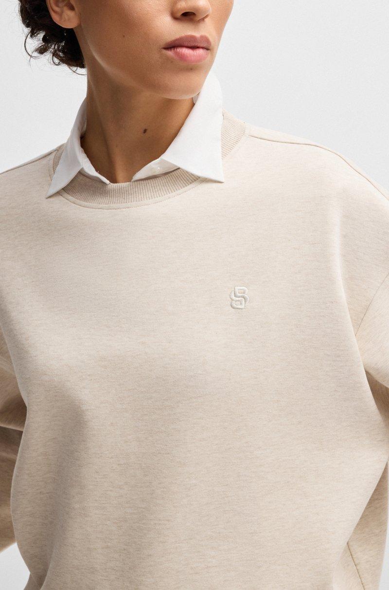 Hugo Boss Sudadera de algodón con monograma Double B Solo queda un día