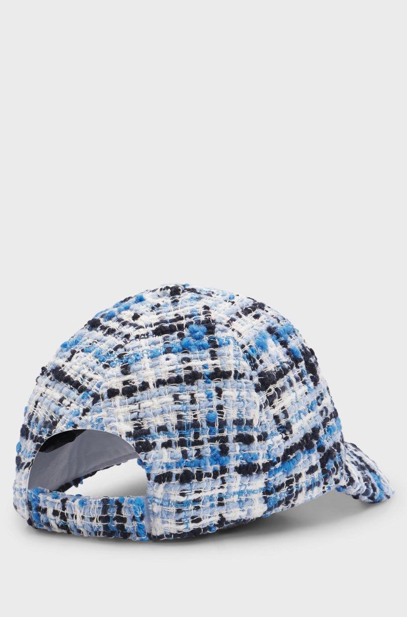 Hugo Boss Gorra de tweed multicolor con monograma Double B Limitado a 3 días