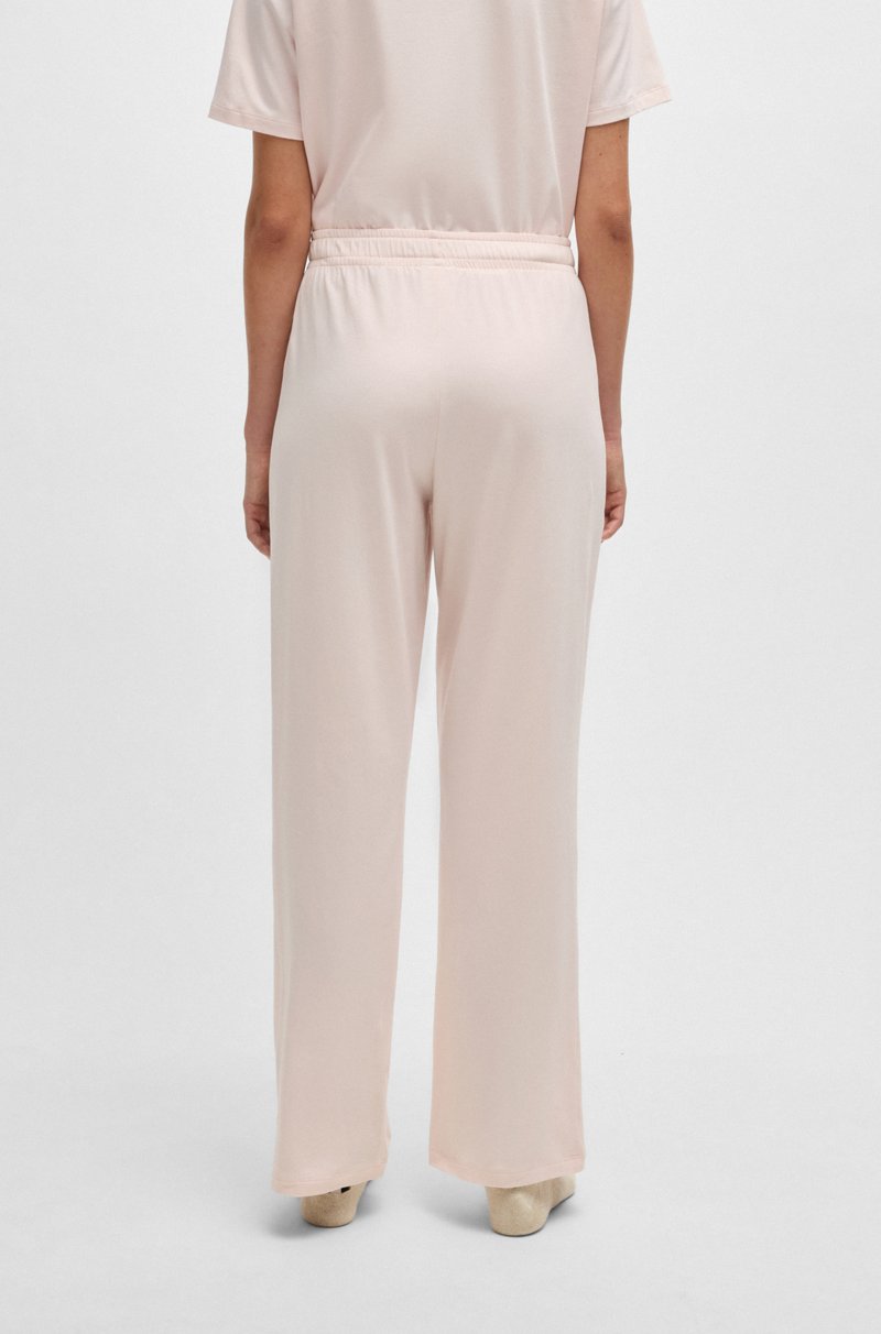 Hugo Boss Pantalones de pijama de algodón elástico con cordones de la marca En oferta