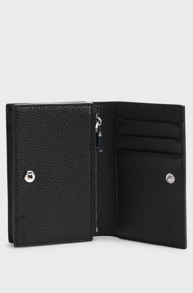 Hugo Boss Cartera pequeña granulada con monograma Double B Oferta exclusiva