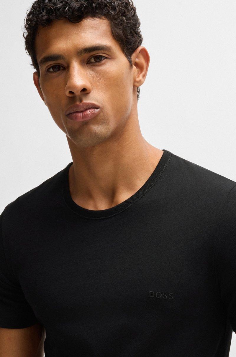 Hugo Boss Paquete de tres camisetas de algodón con logo bordado COMPRAR AHORA