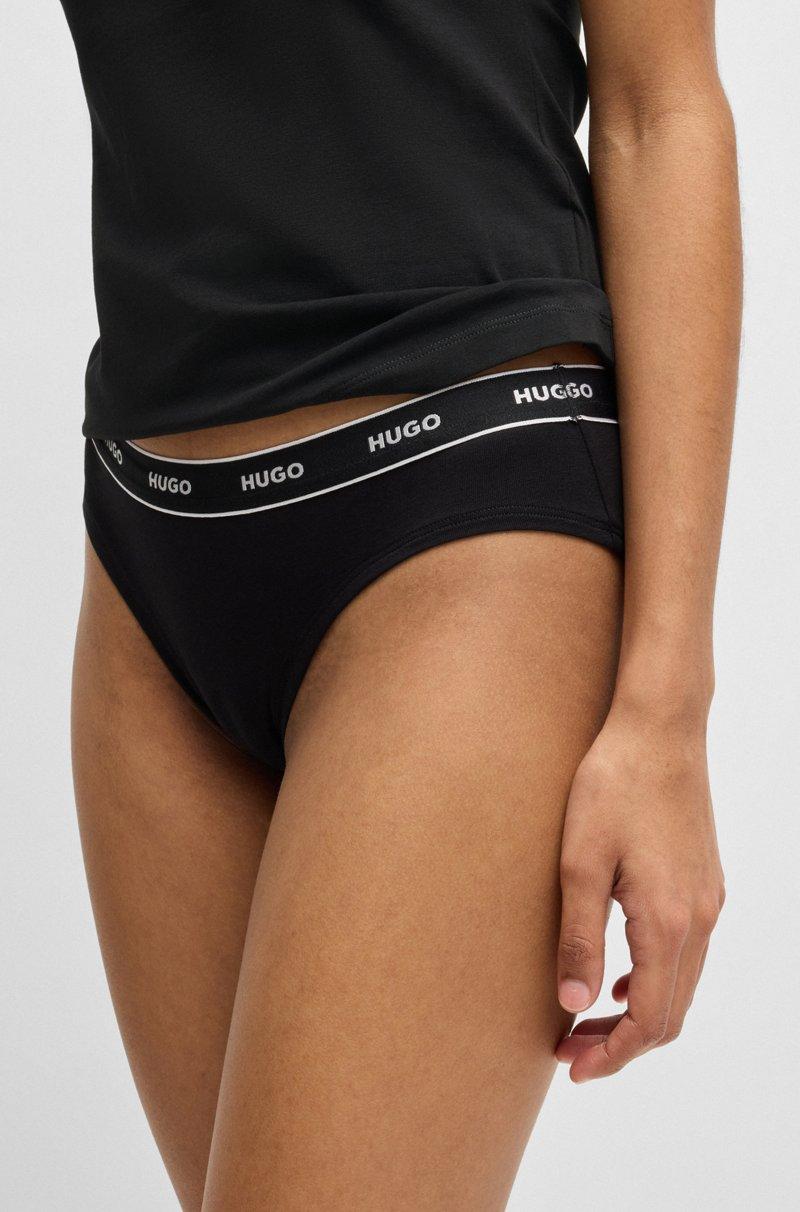 Hugo Boss Paquete de tres calzoncillos slip de algodón elástico con logos en la cintura Devoluciones gratuitas