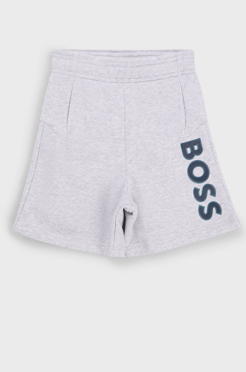 Hugo Boss Shorts de forro polar con logo estampado en alta definición para niños Envío gratis