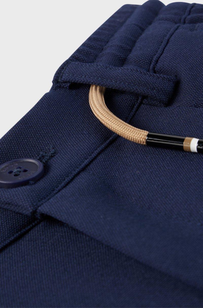 Hugo Boss Shorts cargo para niños en tejido elástico con cintura con cordón Últimos 3 días