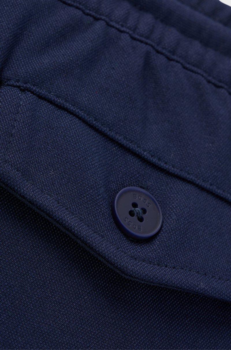 Hugo Boss Shorts cargo para niños en tejido elástico con cintura con cordón Últimos 3 días