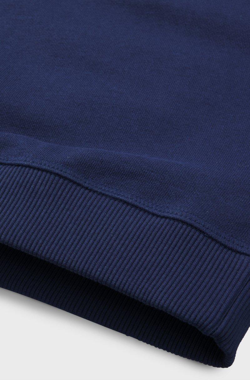 Hugo Boss Sudadera para niños en algodón con capucha y detalle de logo apilado Oferta especial de fábrica