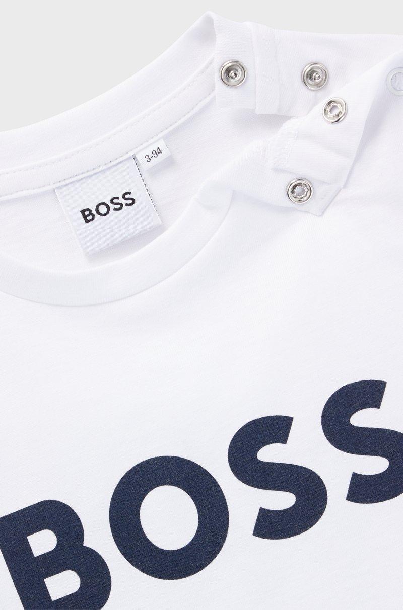Hugo Boss Camiseta para niños en algodón con logo estampado Solo queda un día