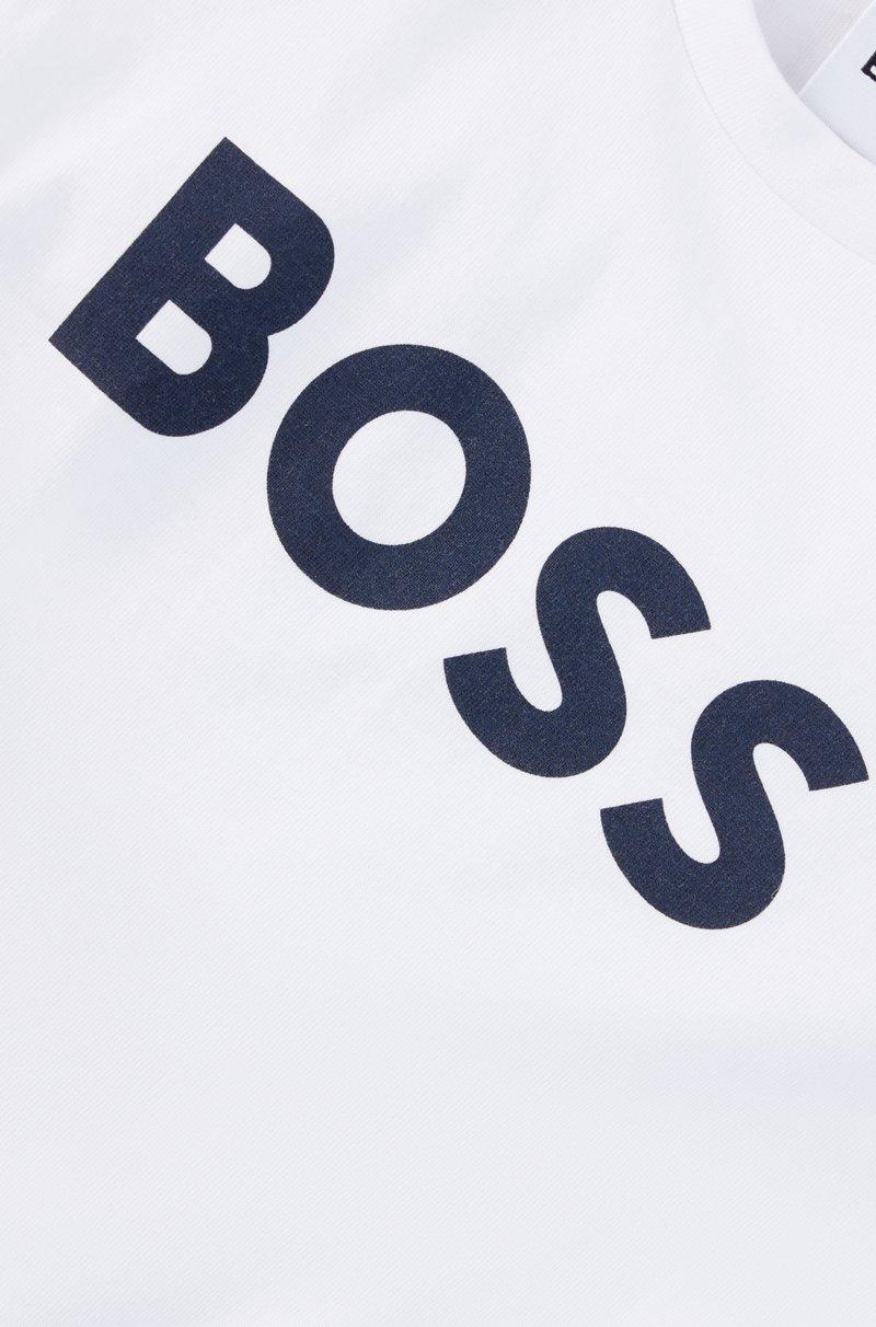 Hugo Boss Camiseta para niños en algodón con logo estampado Solo queda un día