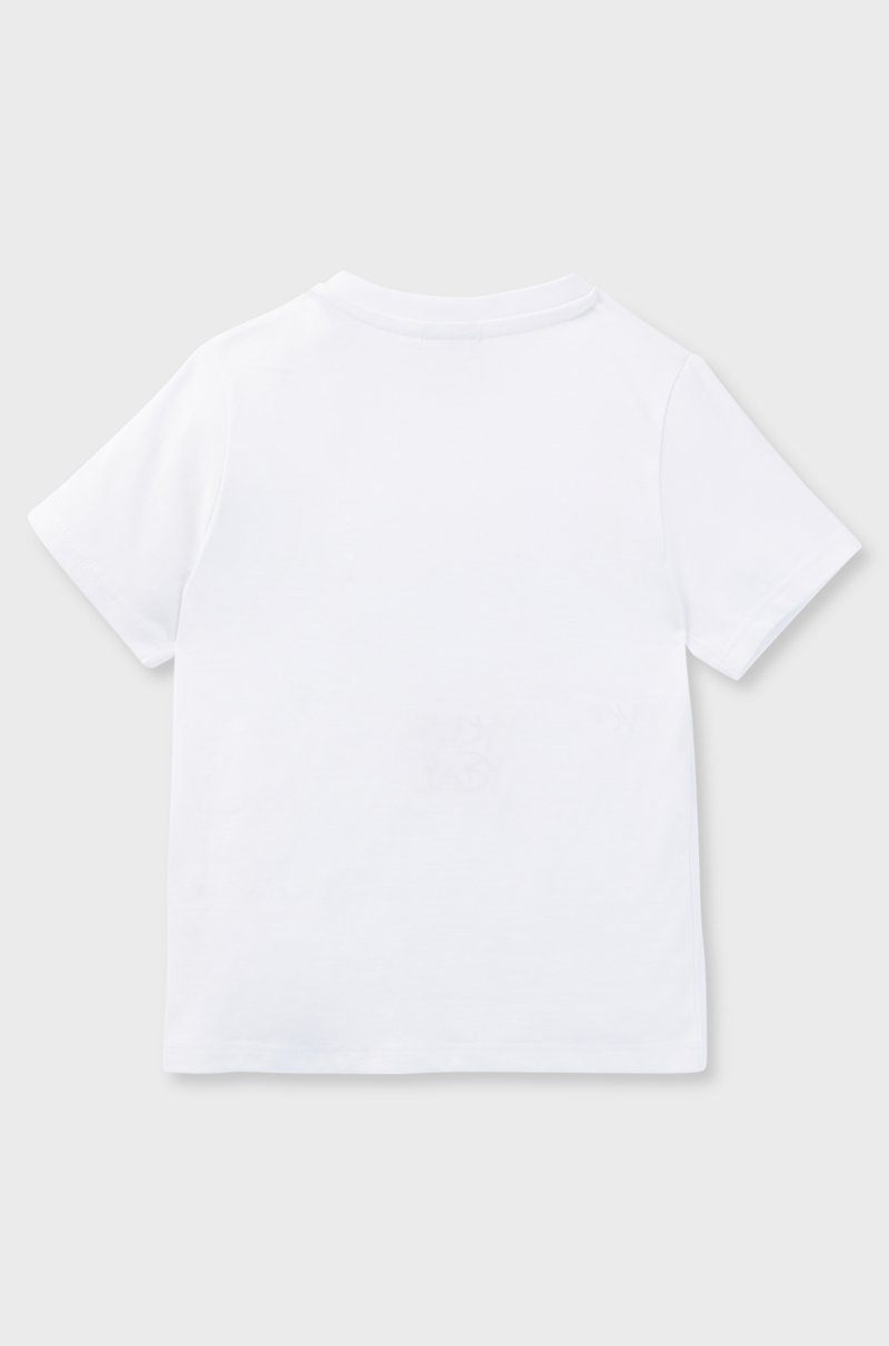 Hugo Boss Camiseta para niños en algodón con logo estampado Solo queda un día