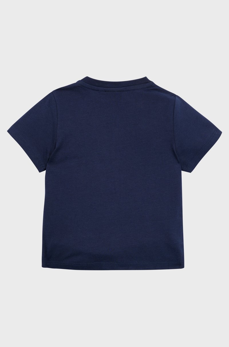Hugo Boss Camiseta para niños en algodón con logo estampado Grandes descuentos
