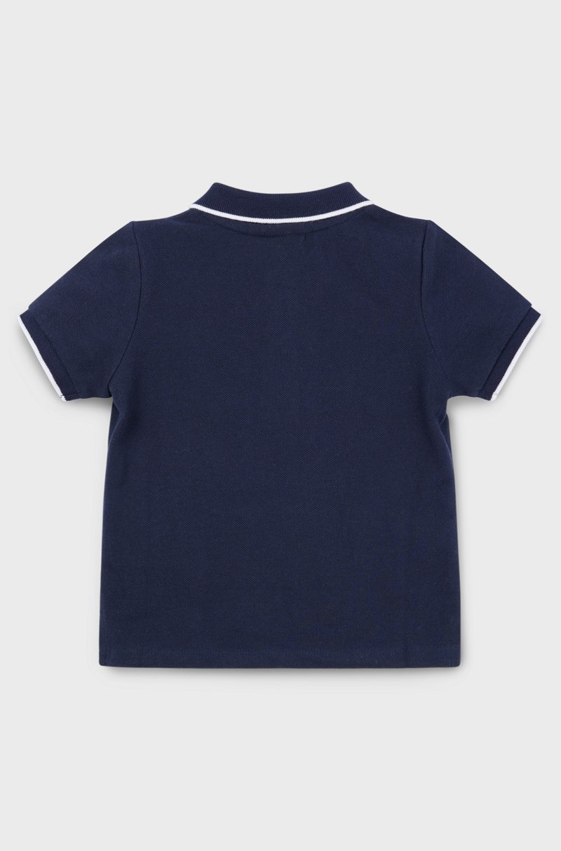 Hugo Boss Polo para niños de piqué de algodón con logo estampado Envío internacional gratuito