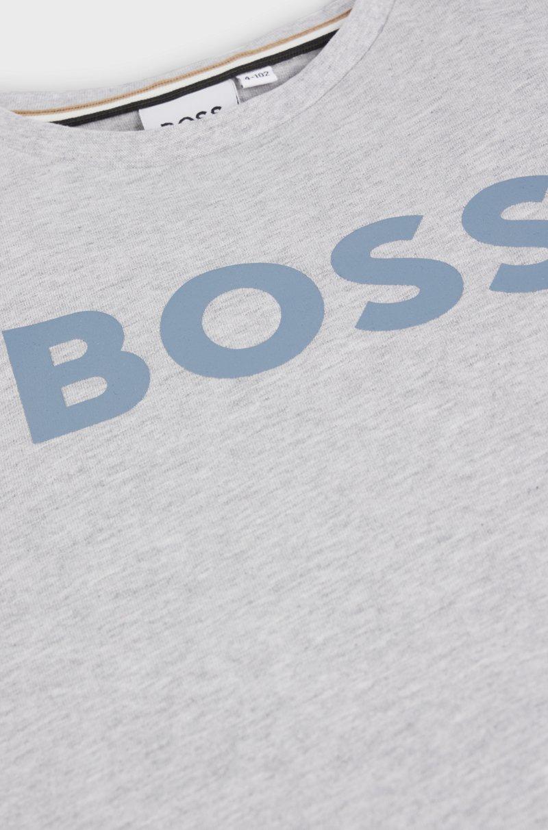 Hugo Boss Camiseta regular fit de algodón con logo estampado para niños Limitado a 3 días