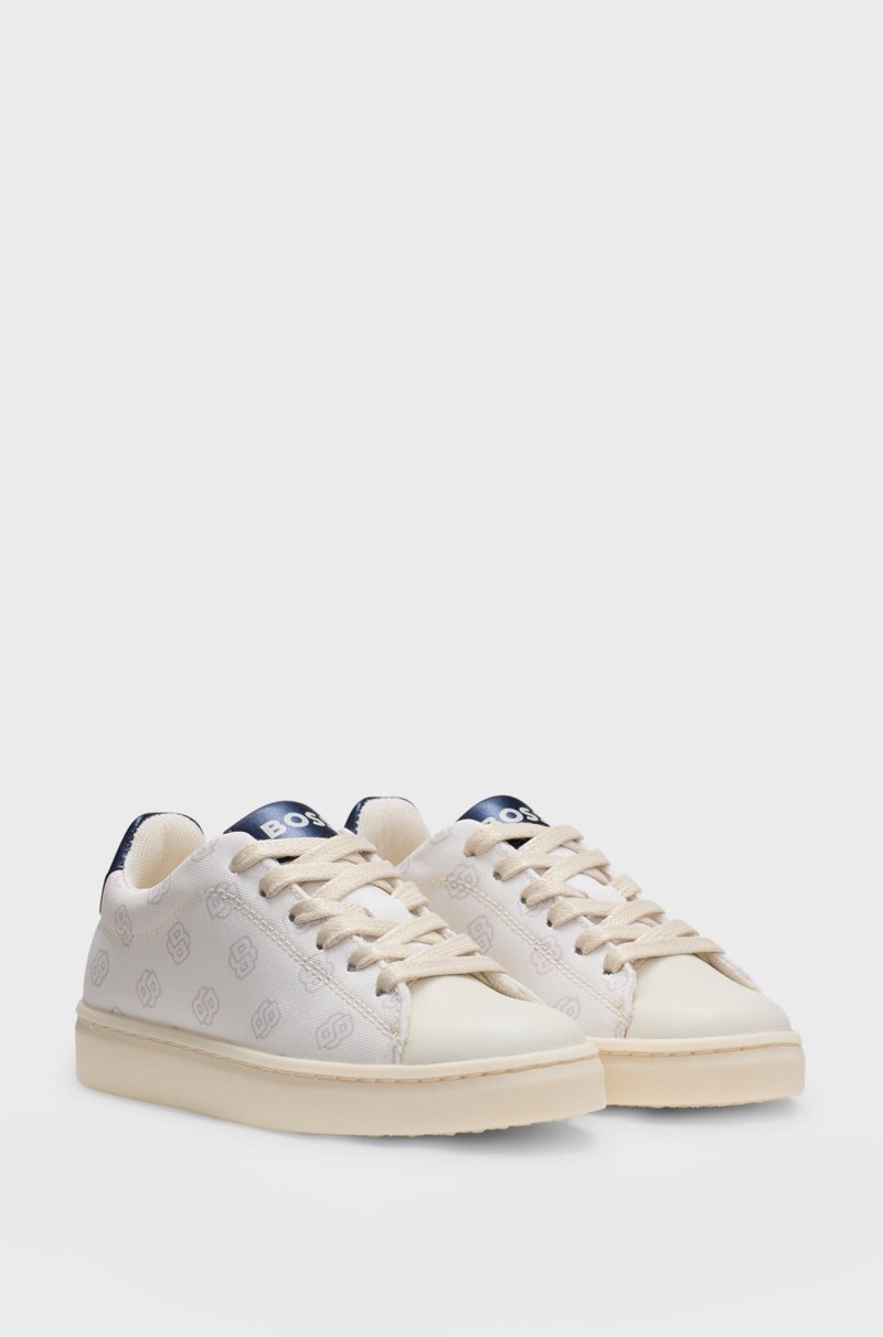 Hugo Boss Deportivas para niños con monograma y piel sintética Precios de Black Friday