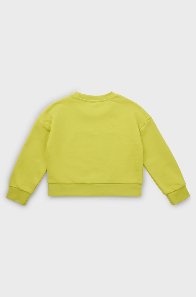 Hugo Boss Sudadera para niños en forro de algodón con logo de diseño En oferta